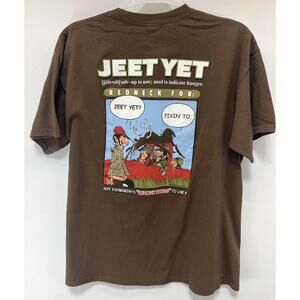 2002 JEFF FOXWORTHY'S REDNECK WORDS To Live By "JEET YET XL T-Shirt